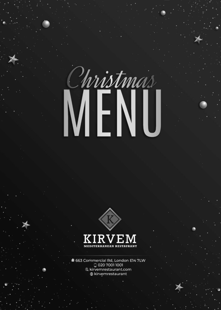 CHRISTMAS MENU Kirvem Restaurant